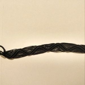 Bracelet, 18cm, black.